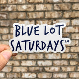 Blue Lot Saturdays® Logo Sticker